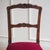 Rococo Vintage French Chairs with Wine-Red Velvet, 1890s-1910s, Set of 2 For Sale - Image 3 of 14
