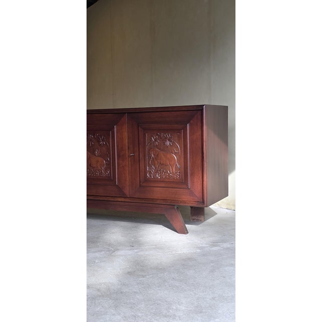 Vintage Elephant Sideboard in Wood For Sale - Image 14 of 15