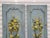 1950s Vintage Hand Painted Door Panels-A Pair For Sale - Image 5 of 12