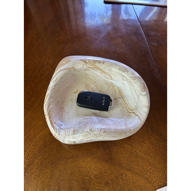 Vintage Ceramic Organic Dish/Bowl For Sale - Image 4 of 7