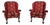 Pair Kindel Winterthur Mahogany Wing Chairs For Sale