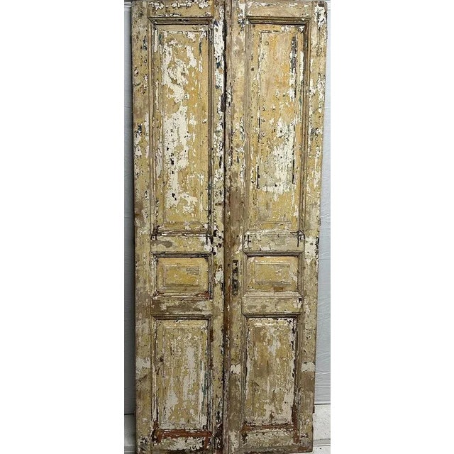 PRODUCT SPECIFICATIONS - L193 Measurement: 94 3/4’’H x 38 3/4’’W x 1 7/8’’D EACH DOOR TELLS A STORY All of our reclaimed...
