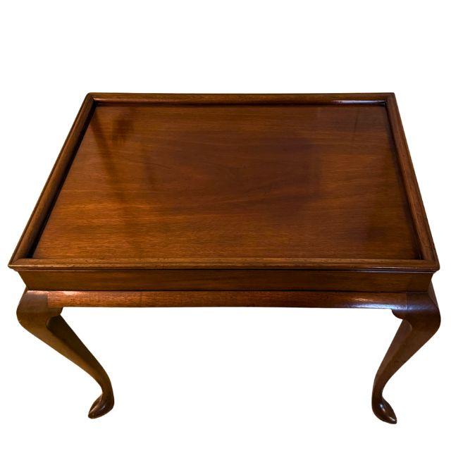 Traditional Vintage Kittinger, Historic Newport Mahogany, Hn4-B, Ser. No. 10, Tea Table For Sale - Image 3 of 18