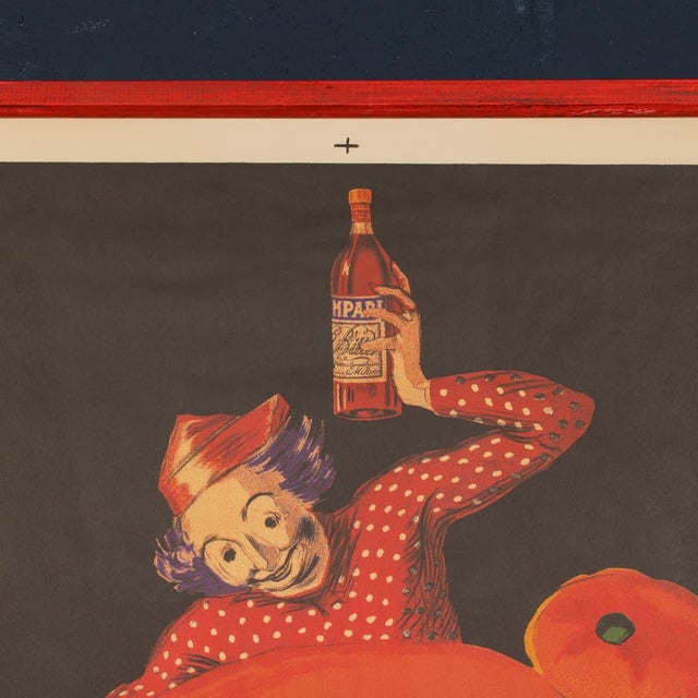 Paper Vintage 20th Century Italian Campari Lo Spiritello Advertising Poster, 1970 For Sale - Image 7 of 15