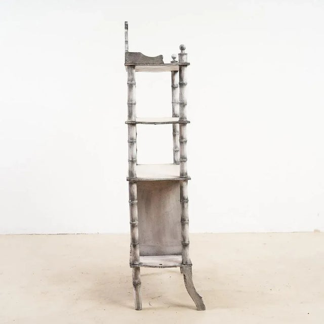 Vintage White Shelf, 1800s For Sale - Image 3 of 8