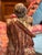 18th Century St. Mark With Lion Santos Polychrome Sculpture For Sale - Image 9 of 11