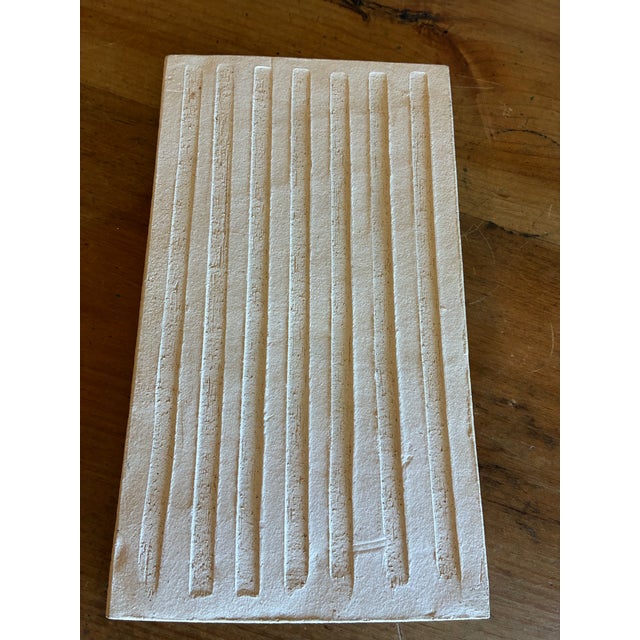 1990s 1990s Arts & Crafts Mission Style Studio Ceramic Tile – Coastal Cypress Tree Styled After Motawi For Sale - Image 5 of 7