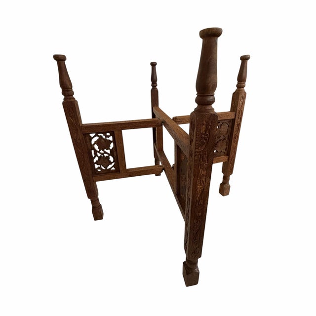 Vintage Anglo Indian Tray Table Stand For Sale - Image 4 of 6