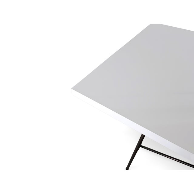 White Desk in Metal by Egon Eiermann For Sale - Image 8 of 10