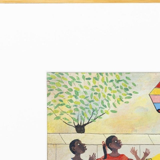 Painting - Heitor Dos Prazeres - 1964 (signed). 'Children with Balloon'; oil on canvas. Signed and dated Rio 8-6-1964....
