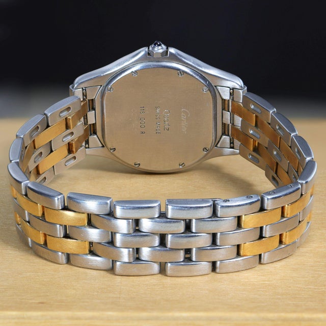 Cartier Panthère Cougar 187904 33mm Two-Tone 18k Circa 1990 Watch For Sale - Image 14 of 14