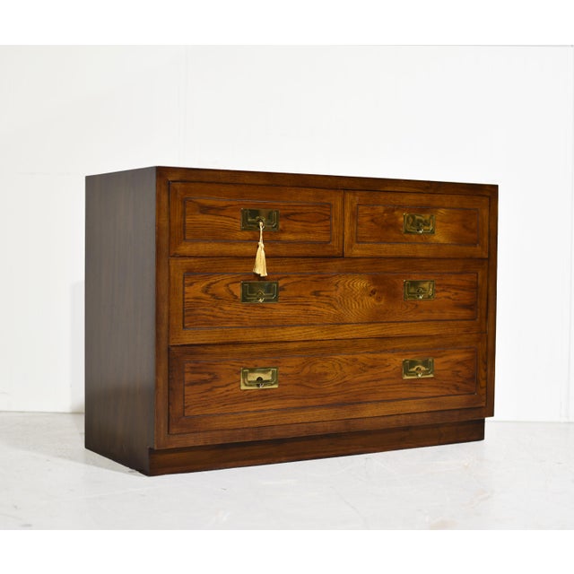 Campaign 1970s Campaign Chest Scene One Collection by Henredon For Sale - Image 3 of 13