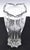 Waterford 1970s Art Deco Style Waterford Heavy Crystal Tulip Vase Star Base For Sale - Image 4 of 13