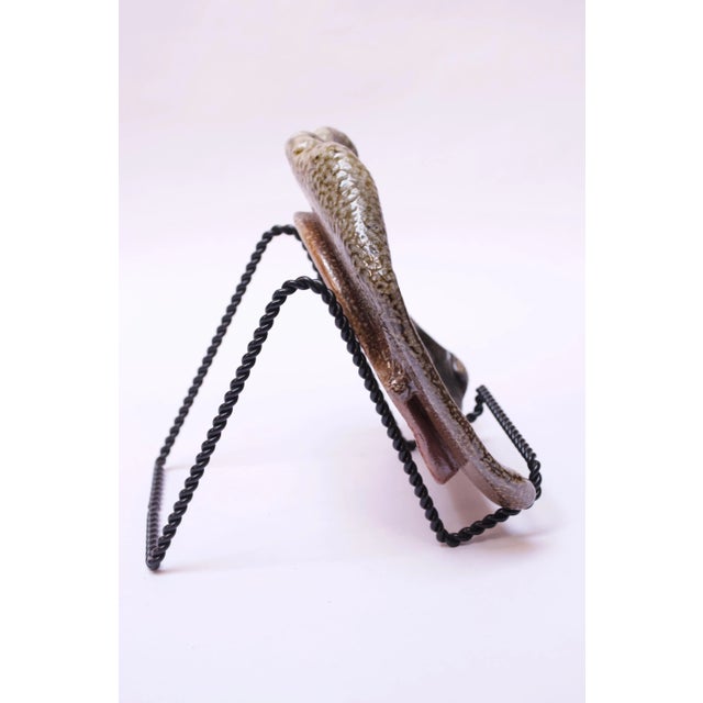 Mid-Century Modern 1973 Pollack Stoneware Slab / Decorative Plate For Sale - Image 3 of 11