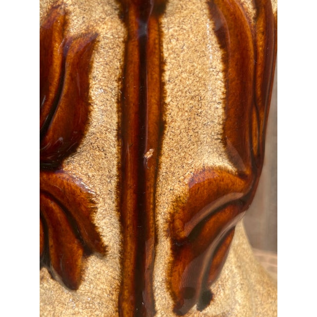 Rustic Ceramic Boot Vase For Sale - Image 3 of 6