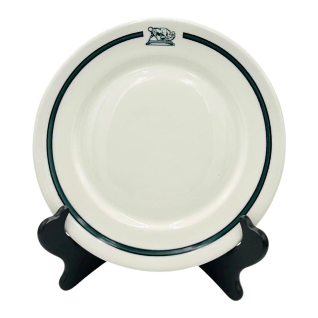 Vintage New York Stock Exchange Luncheon Club Plate 9.5"d For Sale - Image 10 of 10