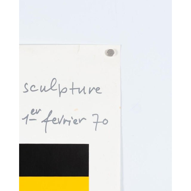 Grenoble 1969 Original Serigraph Exhibition Poster by Max Bill For Sale - Image 6 of 9