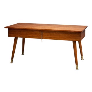 Modernist Stainless Steel Flatware Set in Wooden Cabinet, 1960s, Set of 130 For Sale