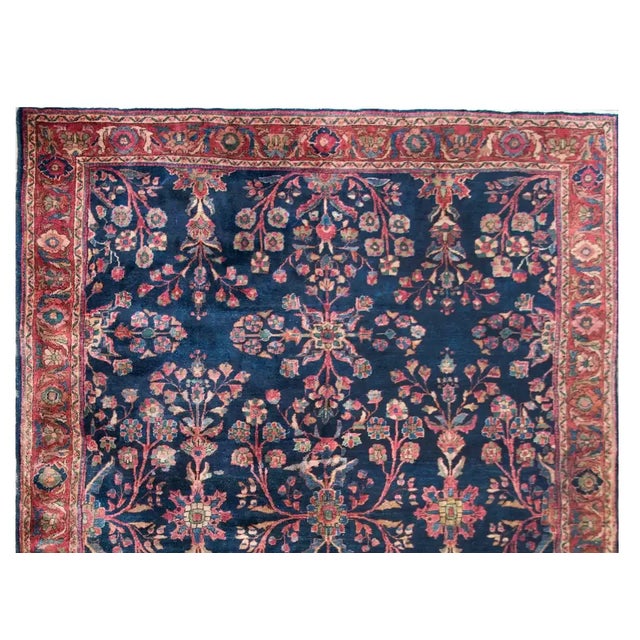 Tribal Early 20th Century Persian Sarouk Rug For Sale - Image 3 of 13