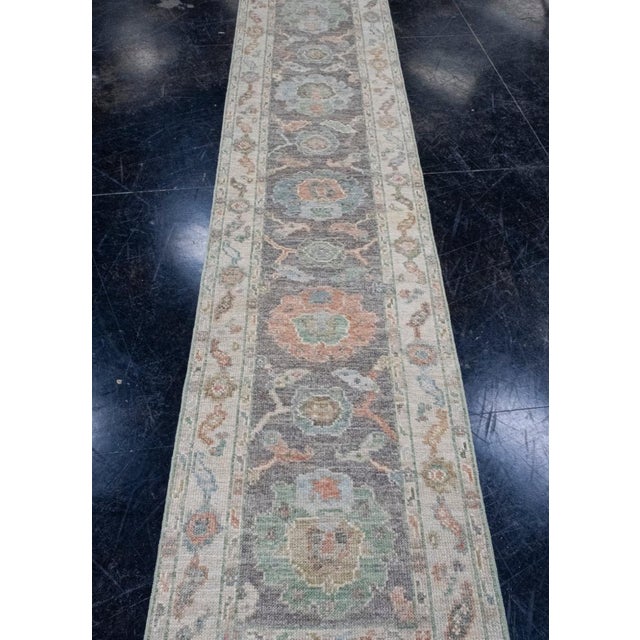 Turkish Oushak Runner Rug 2'10" x 8'1" #16257 Explore a curated collection of hallway runners, wool rugs, and handmade...