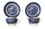 Vintage Pair of Blue and White Willow Pattern English Transfer Cups and Saucers These set of vintage cups and saucers have...