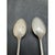 Late 19th Century Pair Simpson Hall Miller Sterling Teaspoons 5.5" Jewel Pattern For Sale - Image 5 of 10
