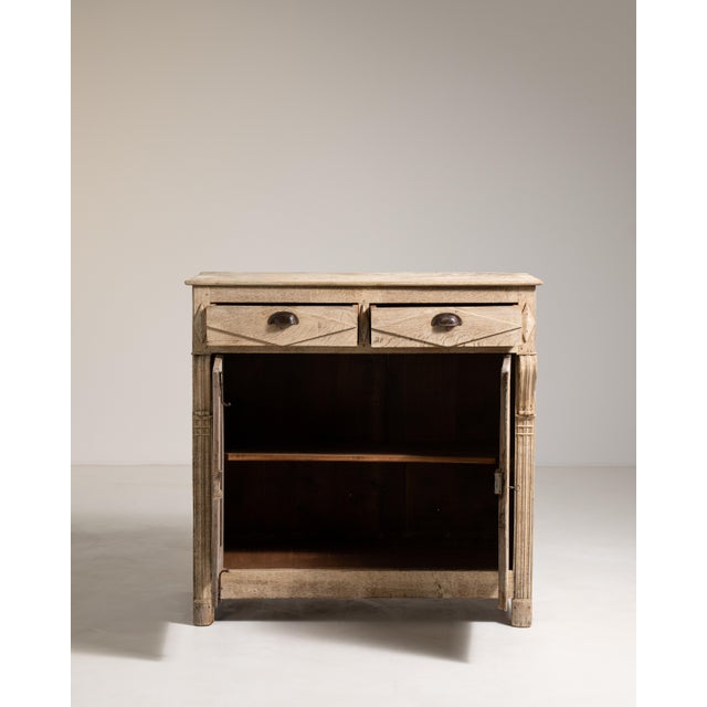 Wood 19th Century Charles X Oak Buffet For Sale - Image 7 of 13