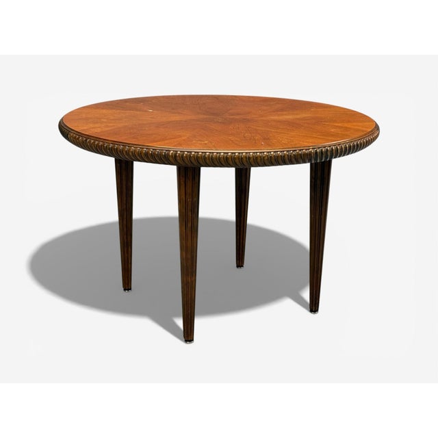 Svante Skogh, Swedish Modern, Coffee Table, Stained Wood, Sweden, 1940s A small coffee or cocktail table designed by...
