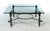 Evoking the primitive, organic modernism of the mid-20th century, this exceptional coffee table is designed in the...