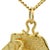 Italian Modernist 14k Gold Handcrafted Sculptural Ram Pendant, Circa 1975 For Sale - Image 12 of 12