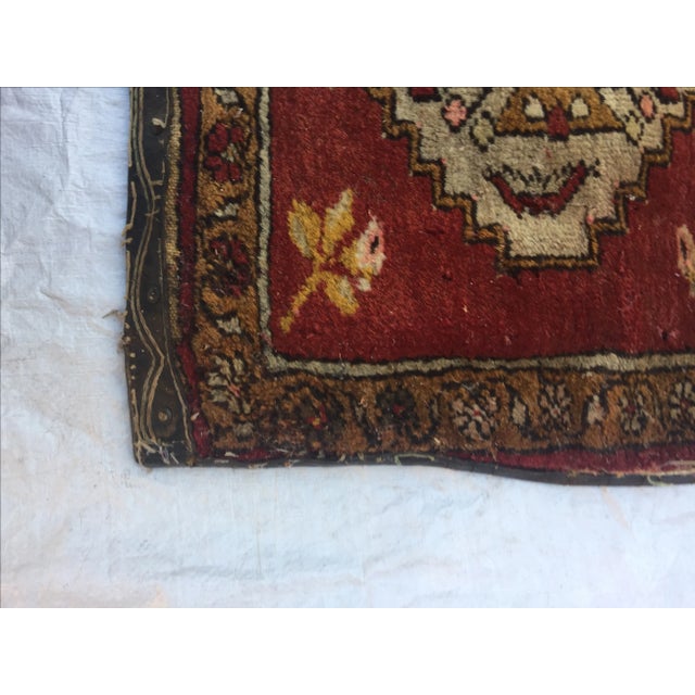 Rustic Turkish Wool Saddlebag For Sale - Image 3 of 7