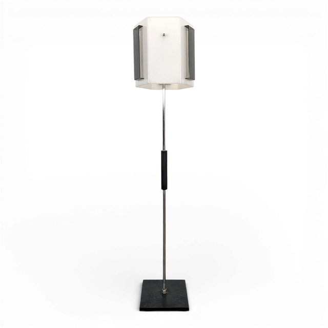 Plastic Floor Lamp in the style of Jean Boris Lacroix, 1970s For Sale - Image 7 of 7