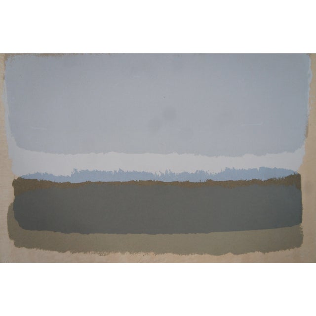 Vintage Vanguard Studios Andres Abstract Rectangles Print For Sale - Image 9 of 12