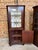 Antique Georgian Style Inlaid Mahogany Corner Cabinet With Astragal Door For Sale - Image 4 of 7