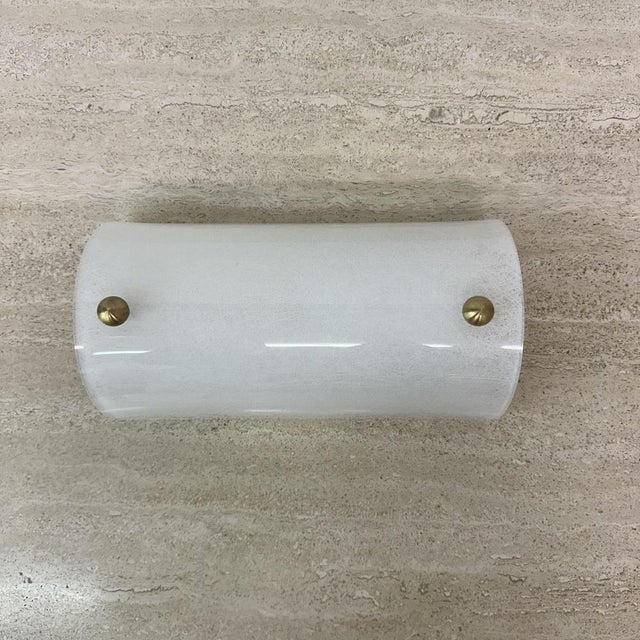 Vintage Acrylic and Brass Wall Lamp, 1970s For Sale - Image 13 of 17