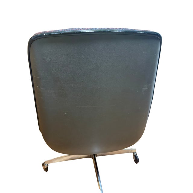 Set of 4 Vintage Mid-Century Modern Steelcase “Pollock” Swivel Chairs For Sale - Image 11 of 12