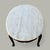 Vintage Faux Travertine-Top Coffee Table With Cabriole Legs, Marble For Sale - Image 4 of 15