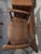 Late 19th Century American Quarter-Sawn Golden Oak Gothic Revival Throne Chair With Storage For Sale - Image 4 of 9