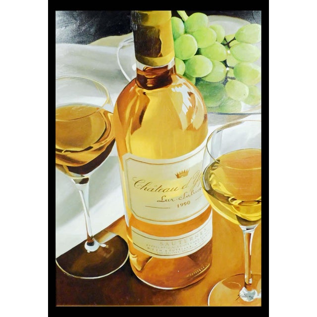 "Sauternes & Green Grapes" SOLD OUT PIECE!! Hand signed by the artist Original Limited Edition Giclée on Canvas Hand...