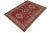 Red Rustic Super Kazak Red/Beige Wool Rug - 4'9'' X 6'8'' For Sale - Image 8 of 8