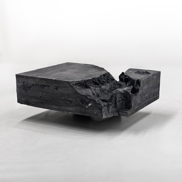 Black Concrete Sculptural Table by Case Studios For Sale - Image 9 of 9