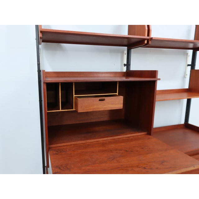 Mid-Century Italian Modular Wall Unit with Folding Desk, 1950s For Sale - Image 14 of 17