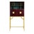 Zuan Mahogany and Verde Alpi Marble Bar Cabinet by Paolo Rizzatto For Sale - Image 6 of 6