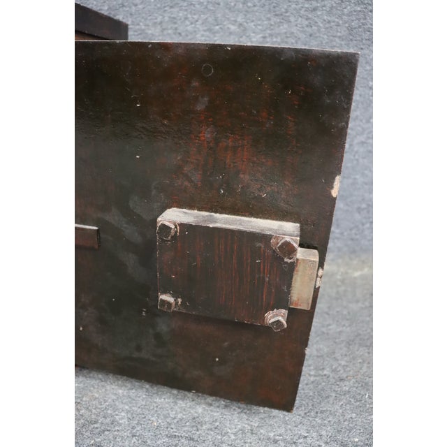 Victorian Carriage Jeweler's Strong Box Safe For Sale - Image 13 of 16