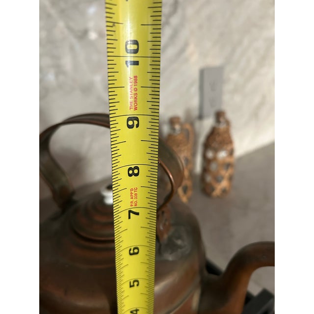 1970s Vintage Copper Tea Kettle For Sale - Image 5 of 7