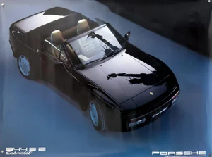 944 S2 Cabriolet Porsche Poster, 1988