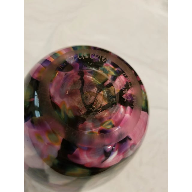 Art Nouveau Texas Art Glass Vase By For Sale - Image 3 of 7