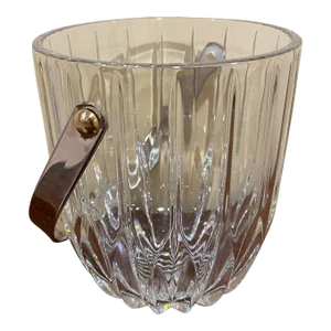Small Vintage Mikasa Park Lane Ice Bucket With Chrome Handle