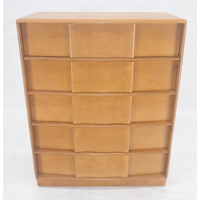 Solid Birch Blond Haywood- Wakefield 5 Drawers Chest of Drawers Dresser MINT!