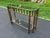 Faux Bamboo Bronze Metal and Glass Sofa Table For Sale In New York - Image 6 of 18